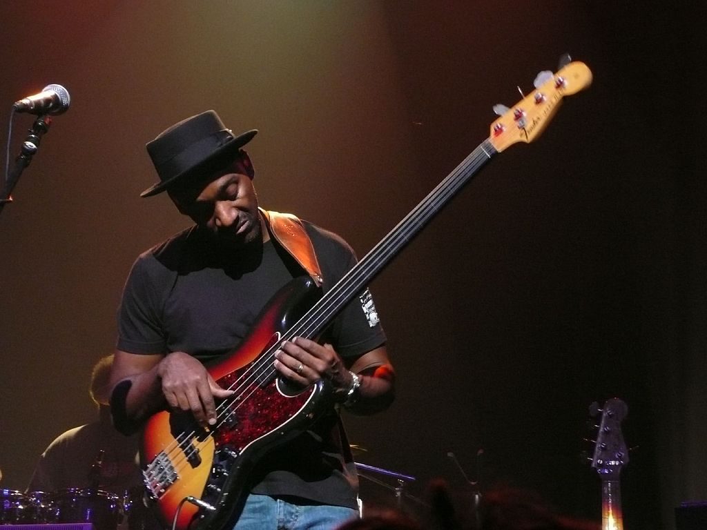 Marcus Miller, producer of the Miles Davis album Tutu.